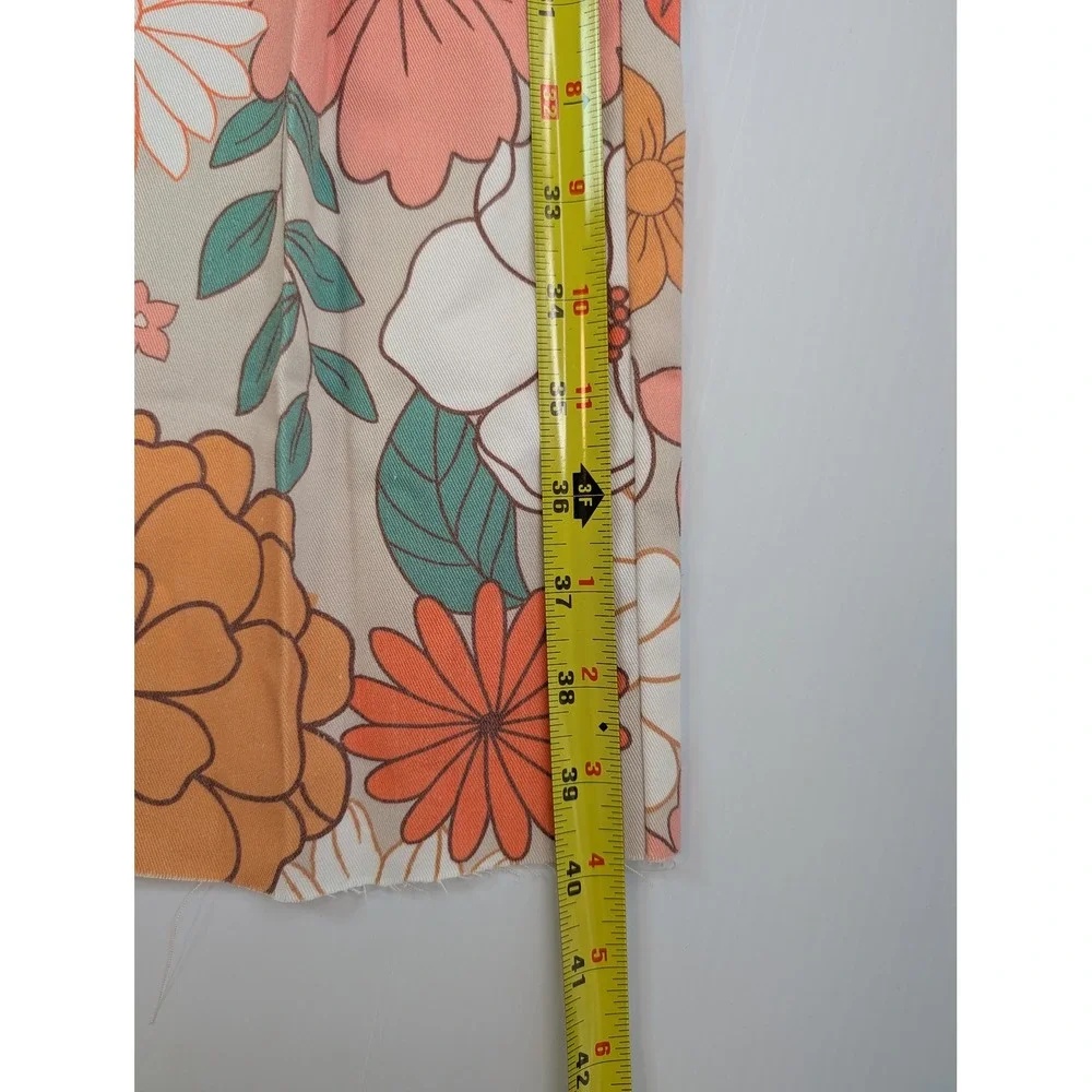 Women’s Retro 70’s Wide Leg Floral Pants - Picture 6 of 10